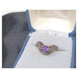 JEWELRY - BROOCH AND RING 6 3/4 APPROX