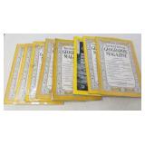 VINTAGE NATIONAL GEOGRAPHIC MAGAZINES / 8 ISSUES