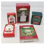 VINTAGE CHRISTMAS ORNAMENTS / 5 PCS