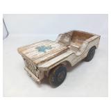 VINTAGE WOODEN TOY TRUCK / FOLK ART DECOR