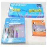 DECORATIVE LIGHTING LOT / 3 BOXES