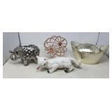 VINTAGE CAT WALL HANGER+++/ 4 PCS