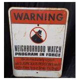 NEIGHBORHOOD WATCH SIGN 18 X 24 STEEL