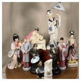 Porcelain Asian Figurines