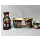Royal Daulton Character Mugs, Creamer