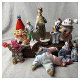 Clown Toy, Figurine Lot