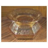 Iridescent Carnival Glass Spittoon