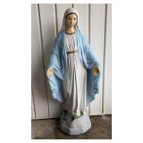 36in Our Lady of Grace Concrete Statue