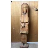 42in Tobacco Cigar Store Native American Chief