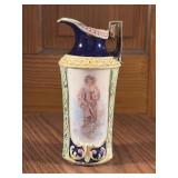 Painted and Gilded Creamer Pitcher