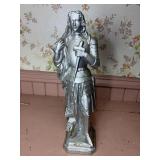Joan of Arc Chalkware Statue