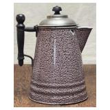Porcelain Enamel Coffee Pot