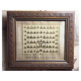 Framed Union Army 205 Garrison Roster