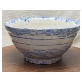 11in Early Spongeware Mixing Bowl