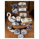 Lot of Porcelain Dutch Things