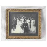 Family Wedding Portrait Labeled April, 1902