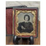 Tin Type Portrait of Woman