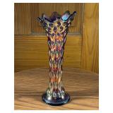 10in Tree Trunk Iridescent Carnival Swung Glass