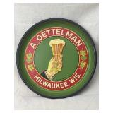 Vintage A. Gettelman Brewing Advertising Tray