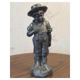 Cast Pot Metal Victorian Era Boy Figurine