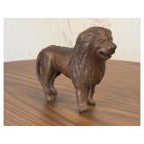 Antique Cast Iron Lion Bank