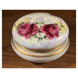 Royal Bayreuth Bavaria Round Trinket Box