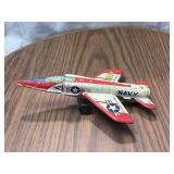 Tin Toy Navy Airplane