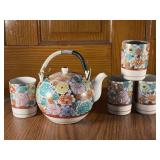 Gilded Japanese Tea Set