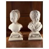 Pair of Bust Bookends