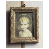 Antique Framed Portrait of Small Child
