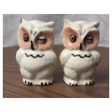 Shawnee Winking Owl Salt and Pepper Shakers