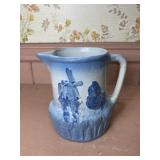 Blue Pitcher 57 Marked