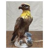 Ceramic Hawk Lamp