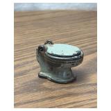 Tootsie Toy Die-cast Metal Dollhouse Toilet