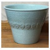 Red Wing Pottery Aqua Blue Glazed Flower Pot