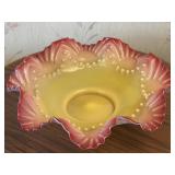 Ruffled Glass Bowl