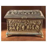 Cast Brass Trinket Box