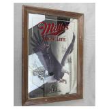 Miller High Life Bald Eagle Advertising Mirror