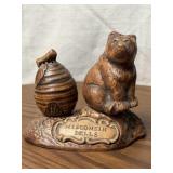 Wisconsin Dells Bear, Hive Salt and Pepper Shakers