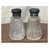 Crystal Salt and Pepper Shakers
