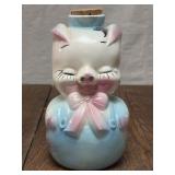 Leeds Ceramic Pig Jar with Cork