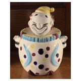 Circus Clown Cookie Jar