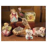 Lot of 6 Small Planters