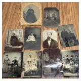 Lot of Tin Type Portraits