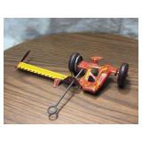 Wyandotte Marx Tin Farm Toy Mower Attachment