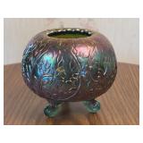 Iridescent Carnival Glass Bowl