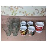 Coca Cola Collectible Glasses & Mugs