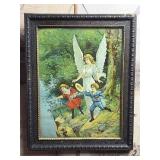 Framed Guardian Angel Art Print