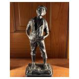 Spelter Cast of The Whistling Boy Statue