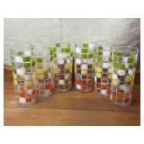 Six (6) Anchor Hocking Geometric Barware